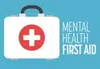 Mental health first aid to help someone with mental illness.